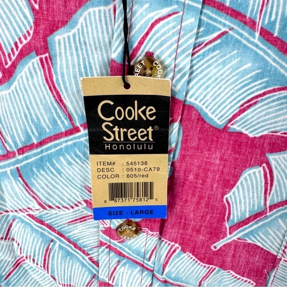 NWT Cooke Street Hawaiian ShortSleeve Button Down Shirt - Picture 5 of 7